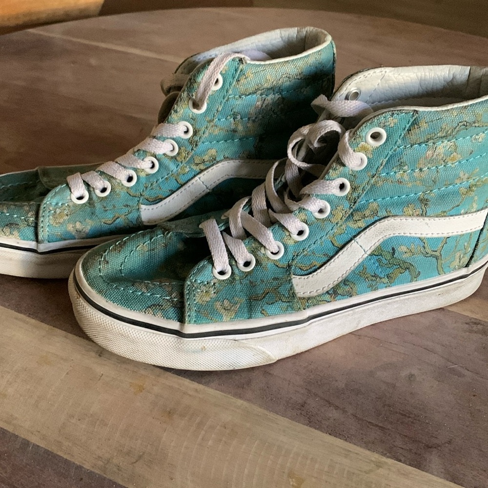 Van Gogh Vans cherry blossom high top